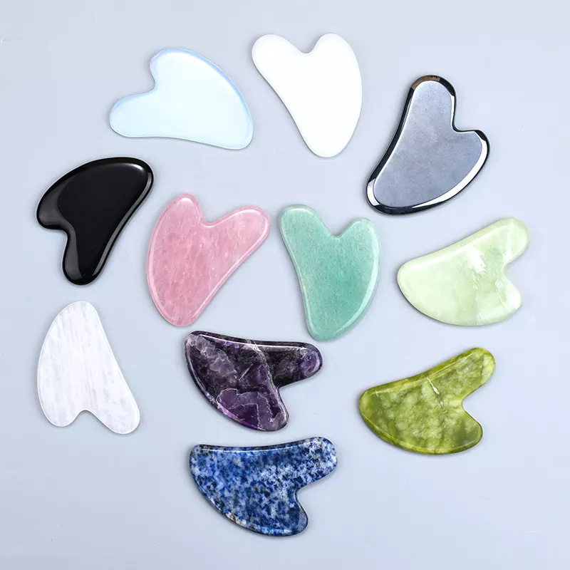 Natural Horn Gua Sha Massage Stick Set